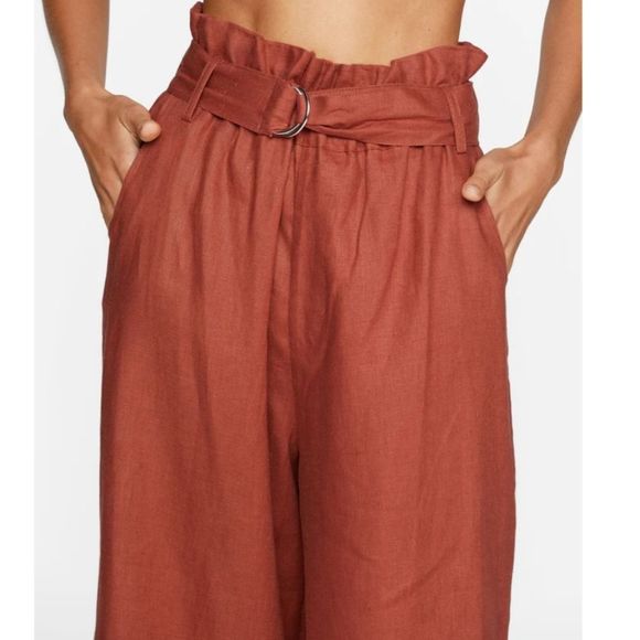 100% linen NWT Mikoh LAGUNA PANTS - Picture 3 of 13